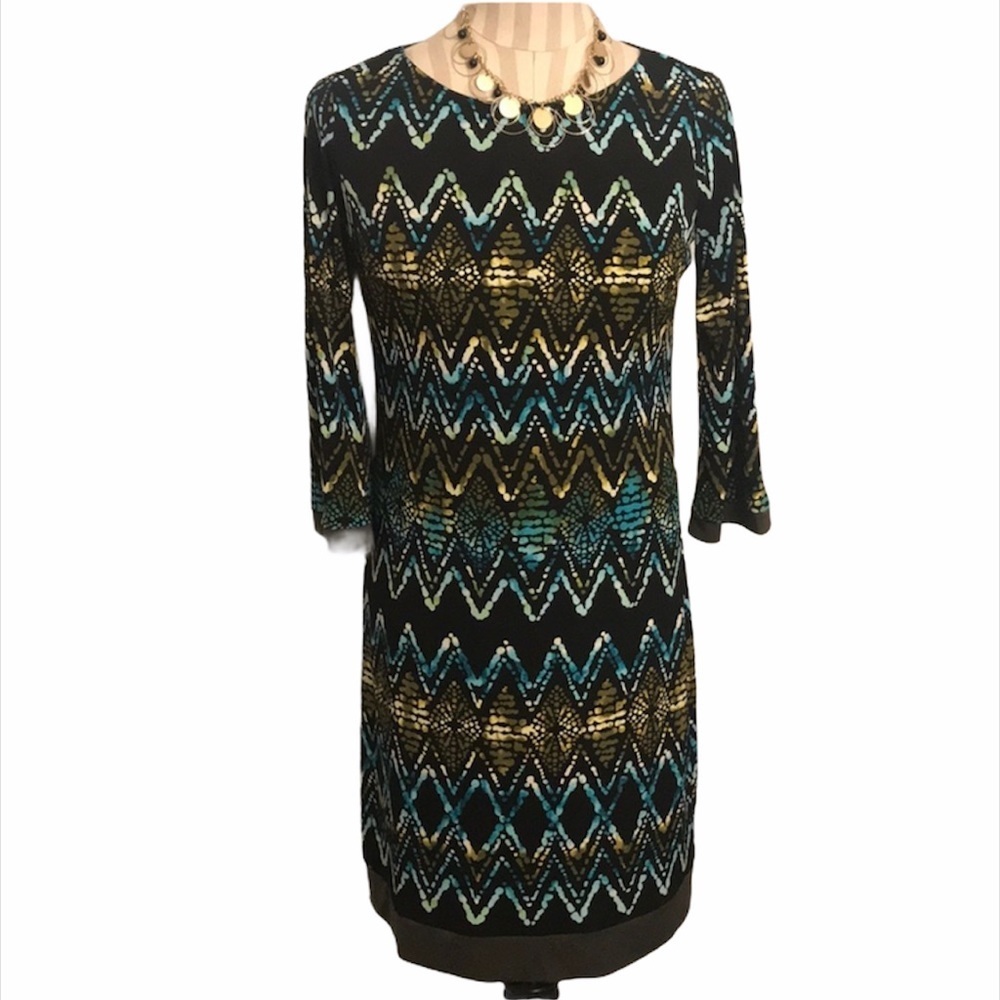 Donna Ricco Multicolored Dress Size 6